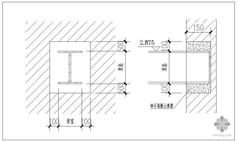 钢结构螺栓连接设计资料下载-某钢结构螺栓连接节点构造详图
