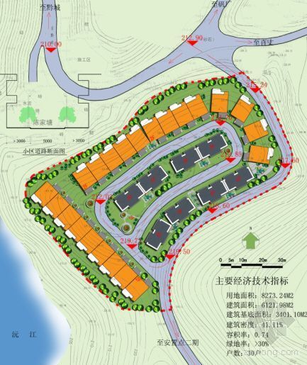 城市安置区资料下载-洪江市新材料工业区安置点