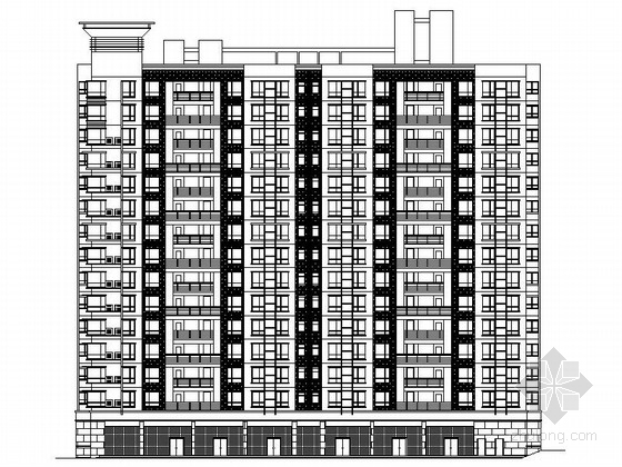 五层底商住宅楼资料下载-[深圳]十五层底商住宅楼建筑施工图（含大型人防工程）