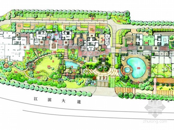 设计案例住宅园林景观[福州]住宅社区景观深化方案立即下载立即下载