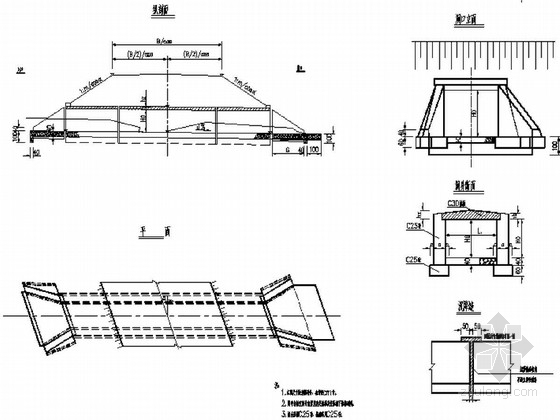 跨径6米盖板涵资料下载-[湖南]盖板涵通用图37张（2013年设计）