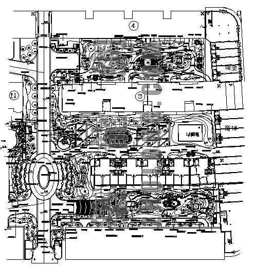 小区绿化设计CAD图资料下载-某小区绿化设计图
