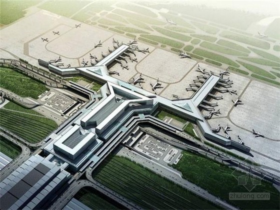航站楼钢结构安装方案资料下载-[上海]框架结构和钢结构航站楼工程质量创优汇报