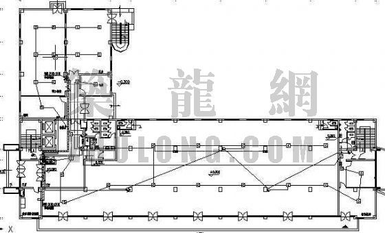 一层办公楼全套设计图资料下载-某办公楼弱电全套设计图纸