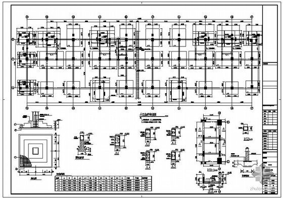 广场高杆灯设计图资料下载-某汽车广场博览中心框架结构设计图