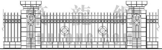 永久性围墙工程施工方案资料下载-某围墙设计方案（5）