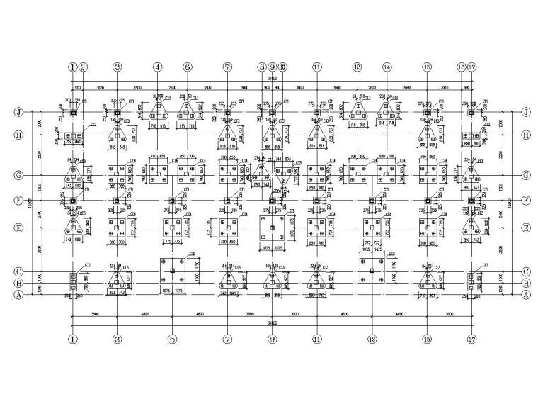 江苏框架结构九层施工设计资料下载-[江苏]地上四层框架结构别墅结构施工图