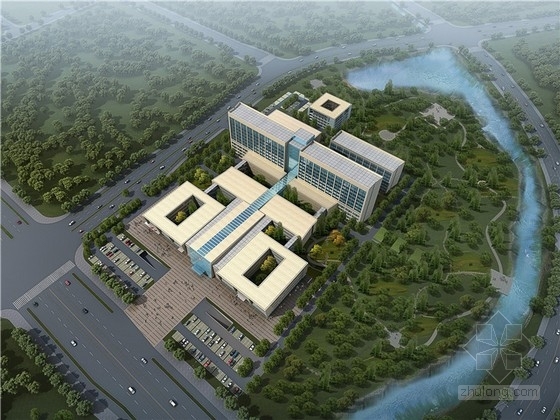 医院规划建设资料下载-[江苏]现代风格高层医院规划设计方案文本