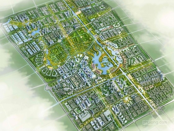 低碳园区设计方案资料下载-[上海]南桥低碳产业园区规划及单体设计方案文本