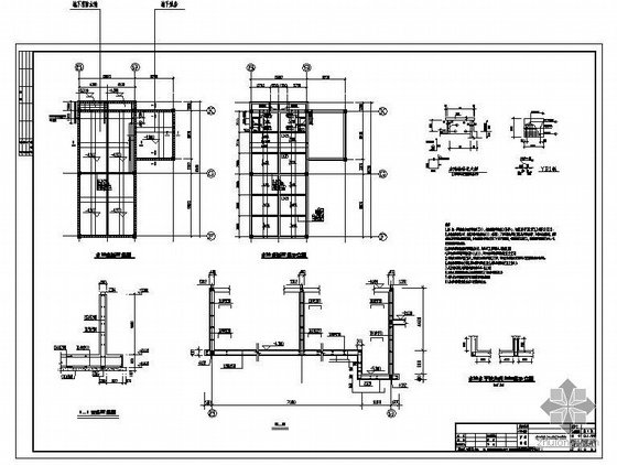 地下消防水池及泵房施工图资料下载-某地下消防水池及泵房结构设计图(含计算书)