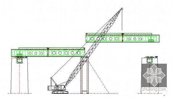 特大桥工程48m节段梁拼装施工方案（146页 附架桥机资料）-提升主梁