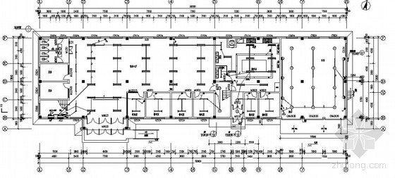 欧式三层办公楼施工图资料下载-某三层办公楼强电施工图