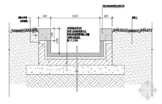 钢结构建筑楼梯剖面图资料下载-水渠剖面图