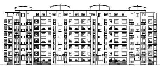 6层住宅楼建施图结施图资料下载-坡地多层住宅建施图