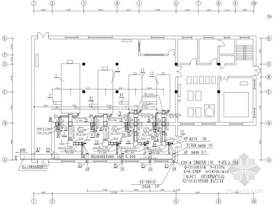 锅炉房施工图设计资料下载-[黑龙江]锅炉房工艺及采暖给排水设计施工图