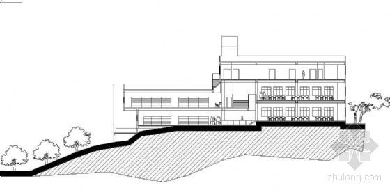 埃文代尔高地图书馆资料下载-某小型的山地图书馆建筑方案带效果图