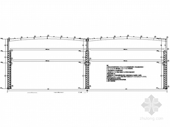型钢桩施工图资料下载-单层重型钢结构厂房施工图