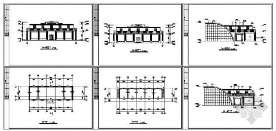 某二层售楼中心建筑设计方案图-4