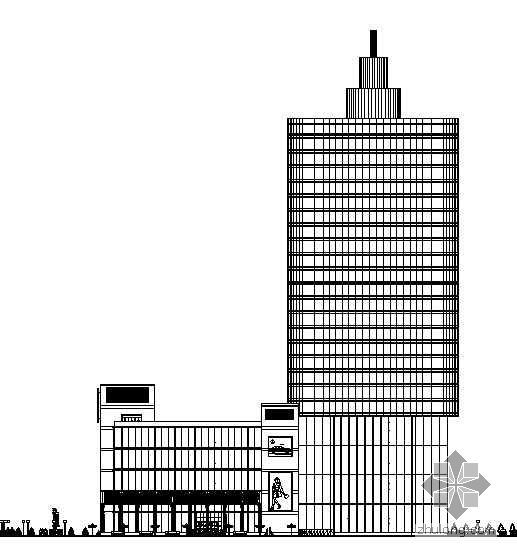 长方形二层楼资料下载-[城建毕业设计]某二十八层高层综合楼设计方案及施工图