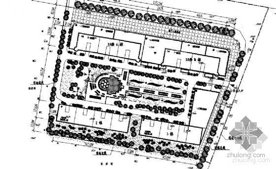 住宅区建筑施工效果图资料下载-[免费资料]某住宅小区商住楼楼群建筑施工图