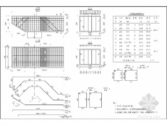 2×13m先张法预应力混凝土空心板桥施工图（桩柱式桥墩 简支结构）-桥墩盖梁钢筋构造图 