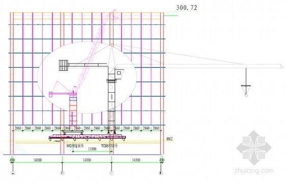 名企编制建筑工程塔吊拆除施工方案（优秀方案申报）-WQ16屋面吊安装TC6517平臂式塔吊 