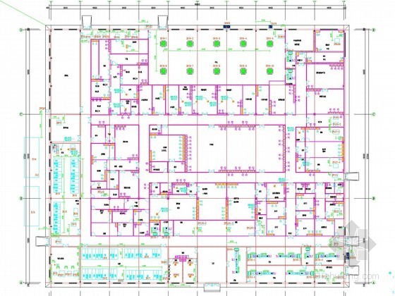 空调箱施工图资料下载-多层药品制作车间净化空调通风系统设计施工图