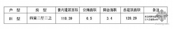 多层一梯二户户型图(128/128)-2