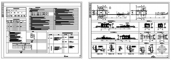 某厂区一层门卫值班室建筑施工图-4