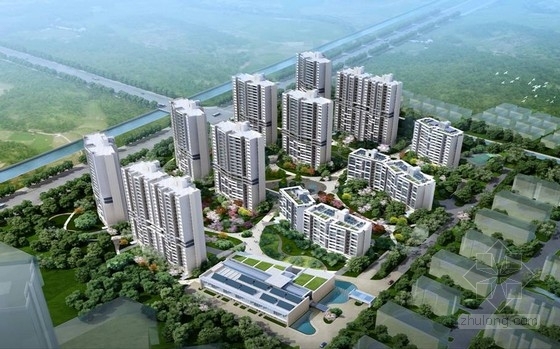 住宅配套服务用房资料下载-[江苏]20万平11栋大型住宅小区全套结构施工图（附配套服务用房）
