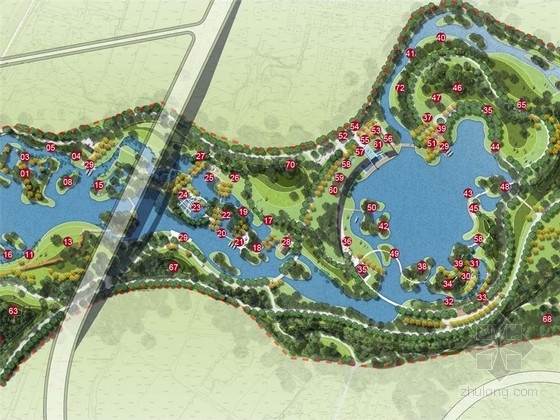 湿地公园案例分析总结资料下载-[山西]自然野趣平阳文化城市湿地公园景观规划设计方案