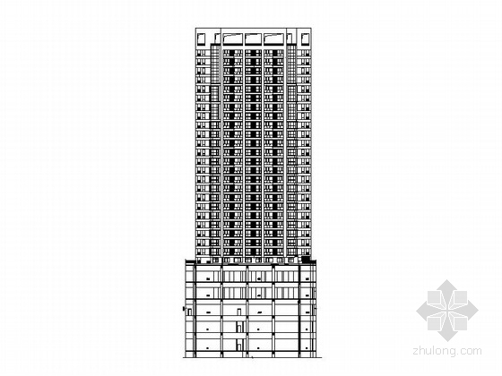 18层高层板式住宅施工图资料下载-[河北]三十层住宅建筑施工图（2014年8月图纸）