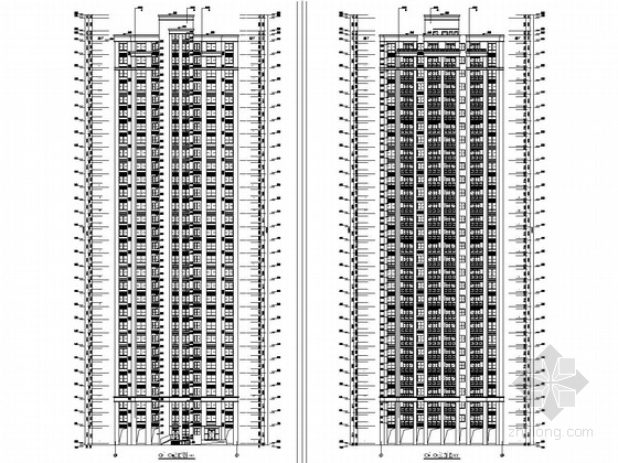 87米30层剪力墙住宅资料下载-[安徽]30层剪力墙结构住宅结构施工图（含建筑图）