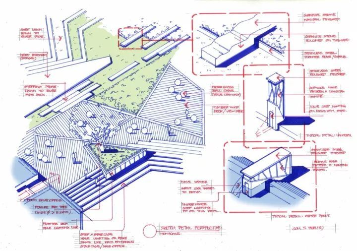 景观手绘方案设计稿！_16