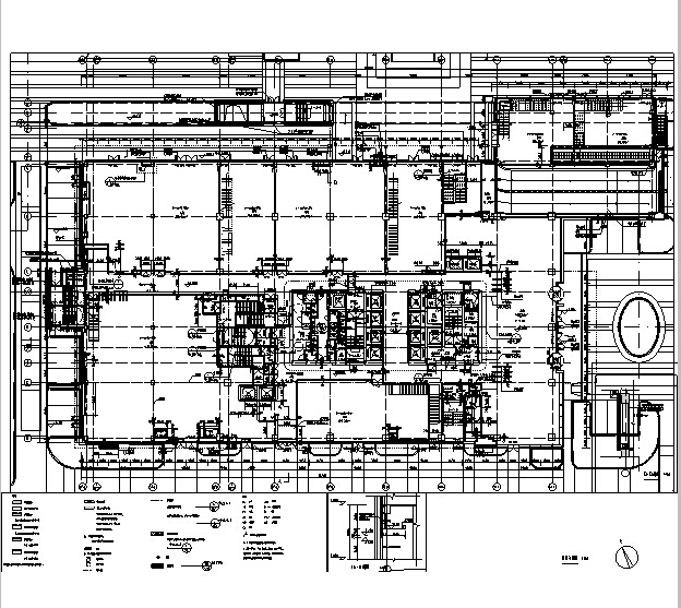 [天津]16年最新高层服务型办公楼建筑施工图（地下车库及人防）-16年最新高层服务型办公楼建筑施工图