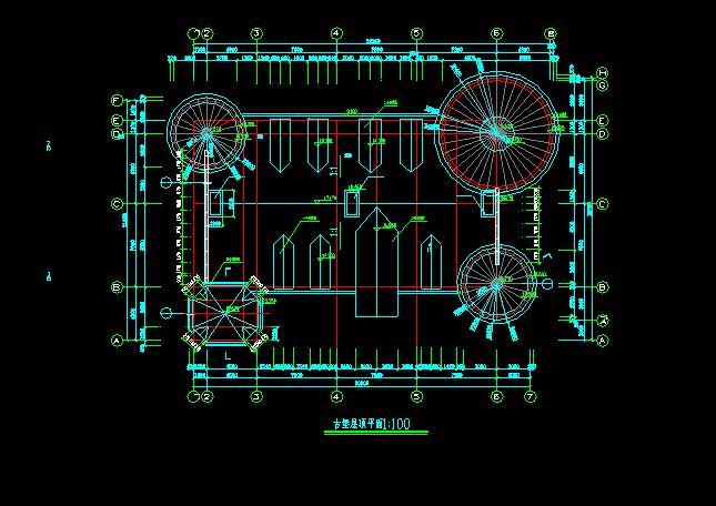 新中式风格古建筑施工图