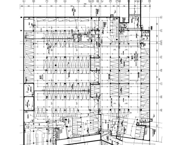 [上海]某教育建筑电气施工图（含消防、广播及自控等图纸）-火灾报警平面图2