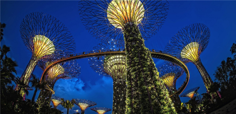 新加坡滨海湾花园照明规划赏析_23