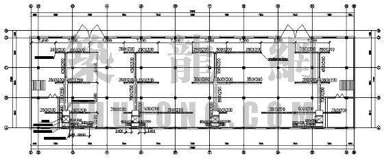 四层办公楼设计CAD资料下载-某四层办公楼空调设计图