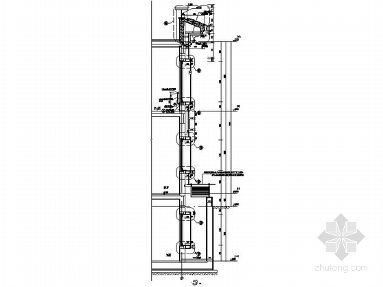 [江苏]3层双拼别墅建筑施工图（含地下一层）-3层双拼别墅建筑节点图