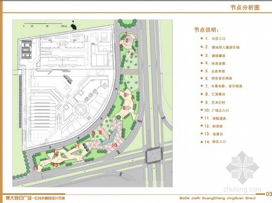 儿童活动区微地形施工图资料下载-[无锡]假日广场景观设计方案