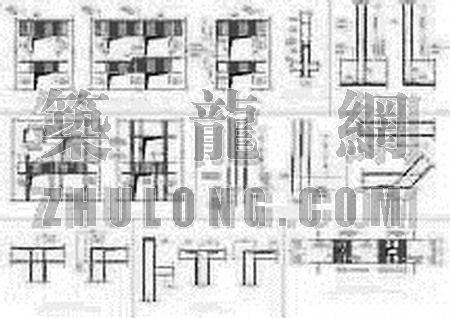 档案室加固节点构造详图资料下载-剪力墙节点详图