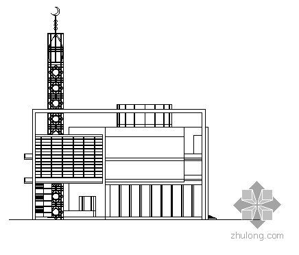 上海某教会清真寺建筑方案图