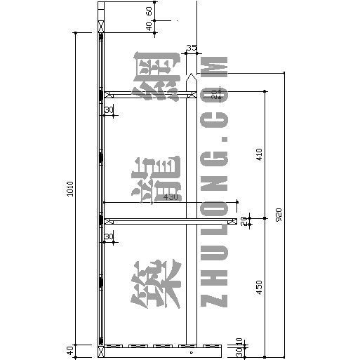 三层木制花架施工详图-4