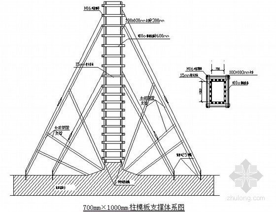 高空悬挑结构承重结构模板支架方案资料下载-[北京]地铁车站主体结构模板及支架安全专项施工方案