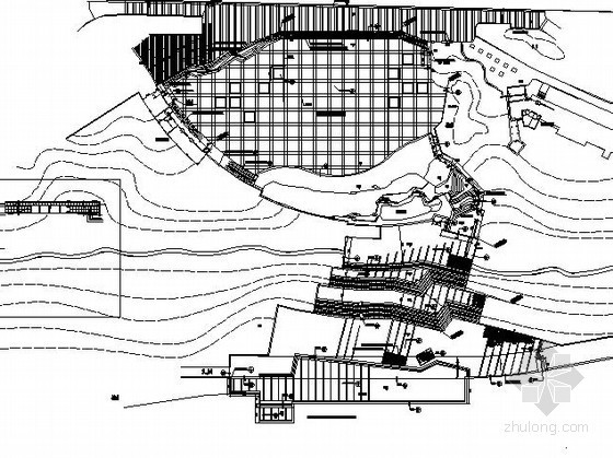 室内水电安装设计施工图资料下载-某滨江广场铺装设计施工图