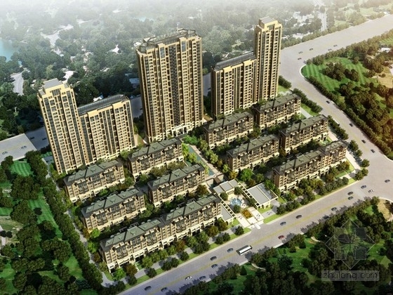 住宅方案文本cad资料下载-[宁波]某住宅区规划及单体设计方案文本（含CAD）