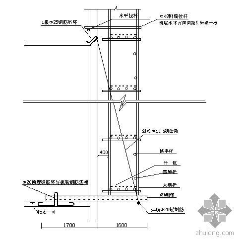 爬架卸料平台计算书资料下载-广州某超高层（289米）脚手架施工方案