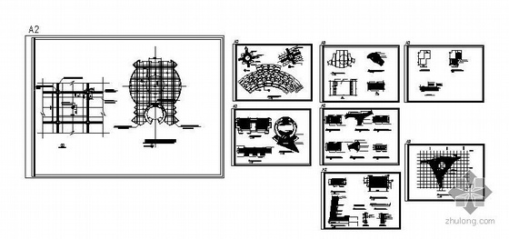 某小休闲广场景观工程竣工图- 