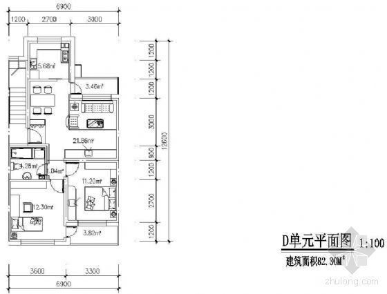 200平米公寓户型资料下载-三个90平米以下户型平面
